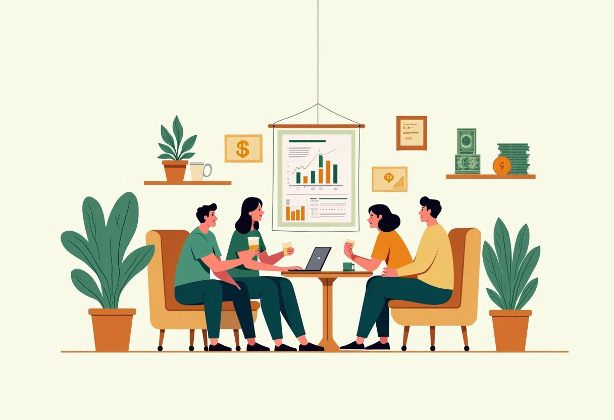 Discussing car loan options